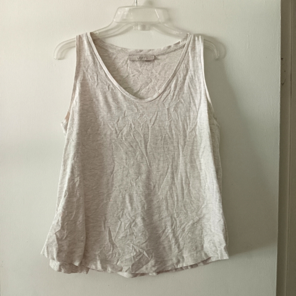 LOFT Muscle Tank Tee Top Shirt Size M